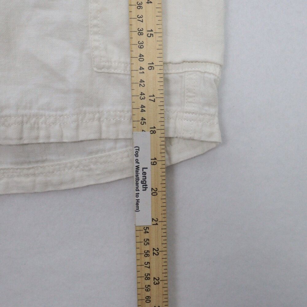 Tasso Elba Men's Cargo Shorts Size 36 Linen Cotton Blend Flat Front Chino - Picture 6 of 8